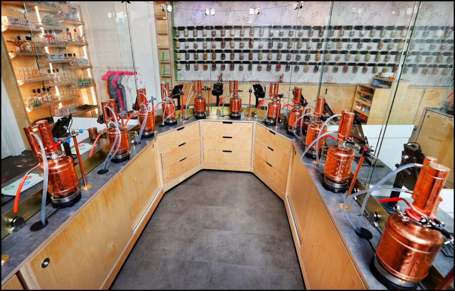 Afternoon Tea & Gin Masterclass - The wall of 120 botanicals: why that detail matters