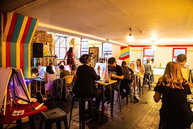 Drink & Draw: Paint A Masterpiece - Music-Led Painting and the Speed Painting Round Finish
