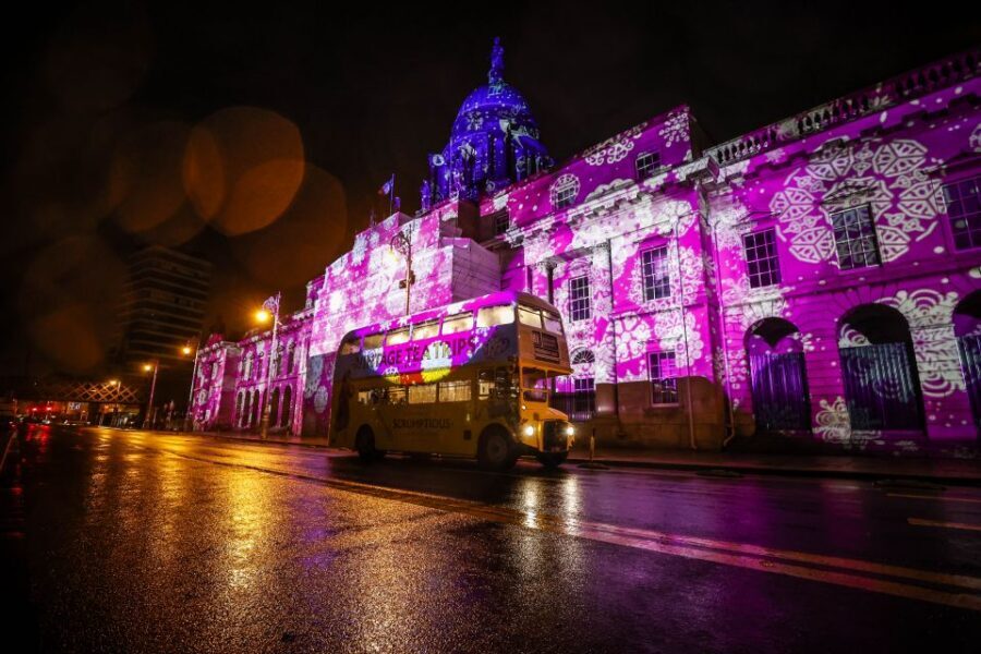 Dublin: Christmas Lights Festive Bus Tour with Afternoon Tea - Afternoon Tea Menu: Christmas Sandwiches, Mince Pies, and Unlimited Warm Drinks